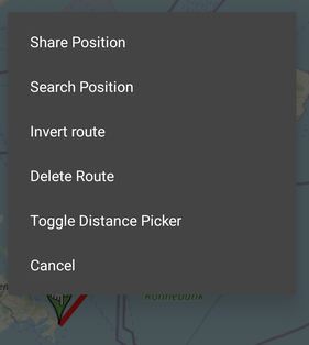 Navigation Context Menu